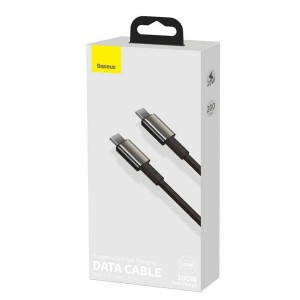 کابل تبدیل Type-C به Type-C باسئوس مدل CATWJ-A01 طول 2 متر